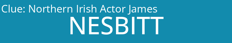 Northern Irish Actor James