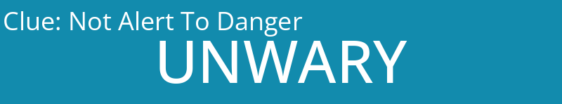 Not Alert To Danger
