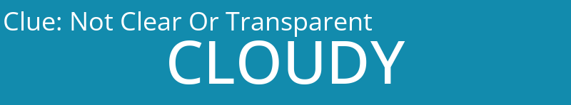 Not Clear Or Transparent