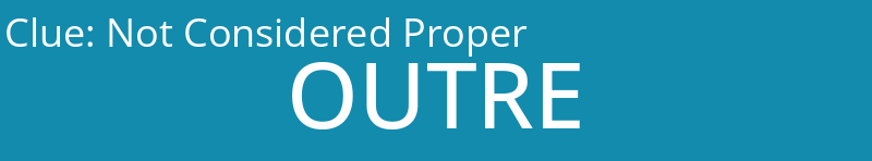 Not Considered Proper