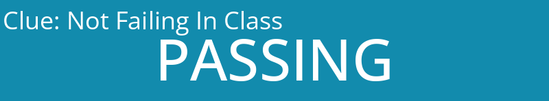 Not Failing In Class