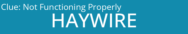 Not Functioning Properly