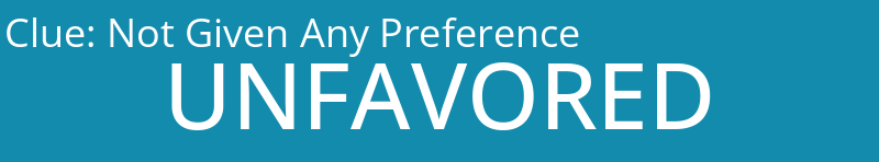 Not Given Any Preference