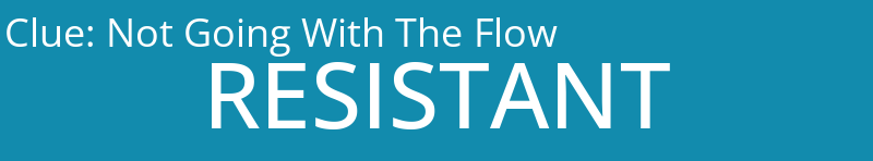 Not Going With The Flow