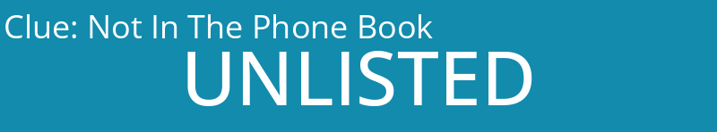 Not In The Phone Book