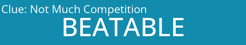 Not Much Competition