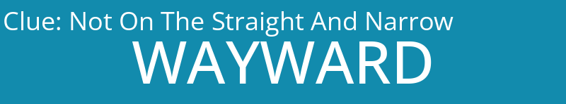 Not On The Straight And Narrow