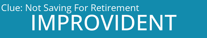 Not Saving For Retirement