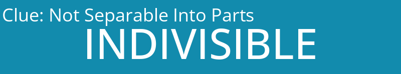 Not Separable Into Parts