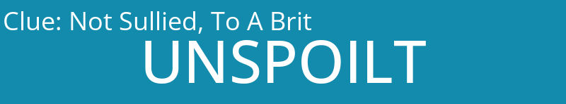 Not Sullied, To A Brit