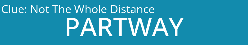 Not The Whole Distance