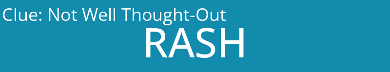 Not Well Thought-Out