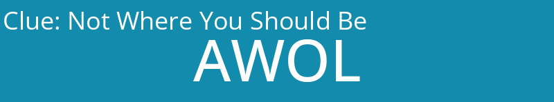 Not Where You Should Be 