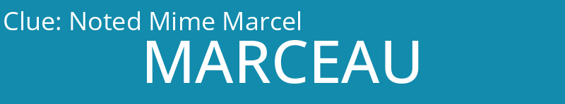 Noted Mime Marcel