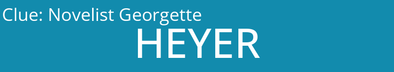 Novelist Georgette