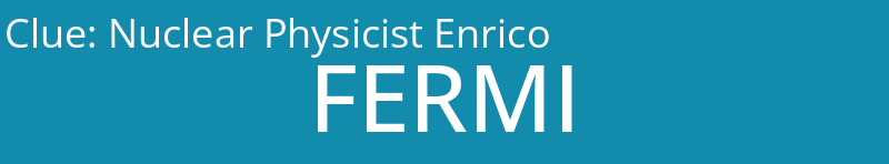 Nuclear Physicist Enrico