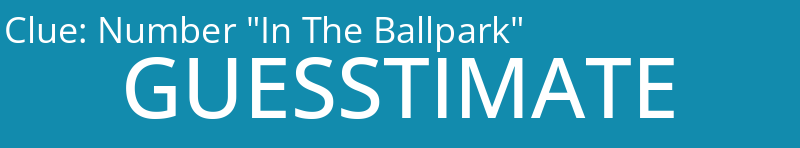Number "In The Ballpark"
