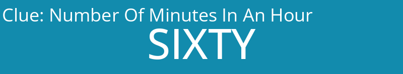Number Of Minutes In An Hour