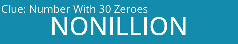 Number With 30 Zeroes
