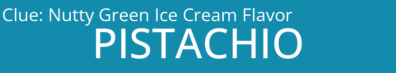 Nutty Green Ice Cream Flavor