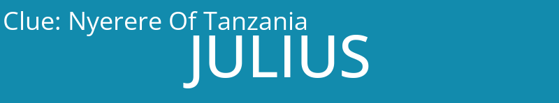 Nyerere Of Tanzania