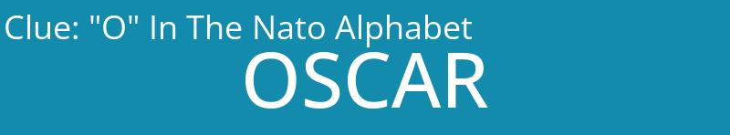 "O" In The Nato Alphabet