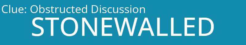 Obstructed Discussion