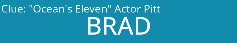 "Ocean's Eleven" Actor Pitt