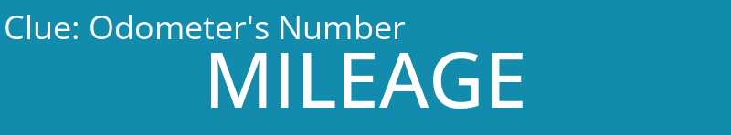 Odometer's Number