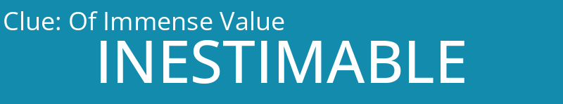 Of Immense Value