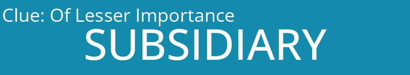 Of Lesser Importance