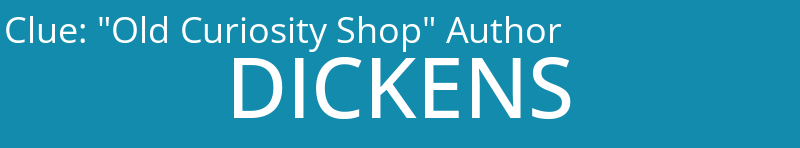 "Old Curiosity Shop" Author