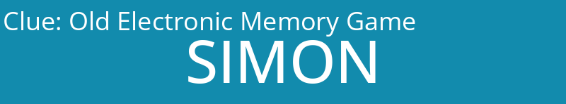 Old Electronic Memory Game