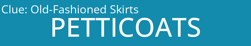 Old-Fashioned Skirts