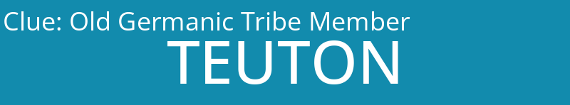 Old Germanic Tribe Member