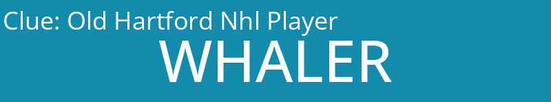 Old Hartford Nhl Player