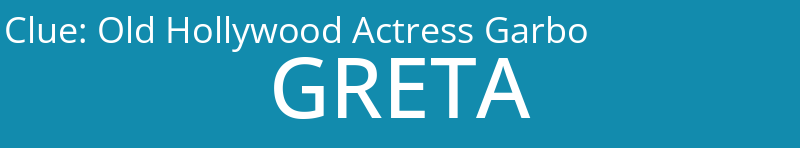 Old Hollywood Actress Garbo