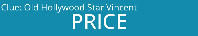 Old Hollywood Star Vincent