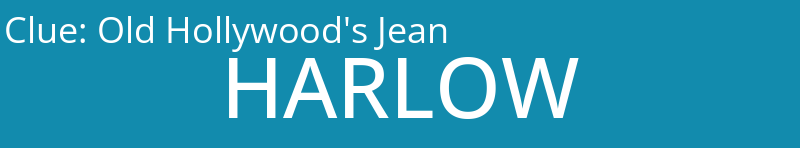 Old Hollywood's Jean