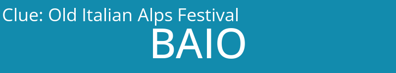 Old Italian Alps Festival