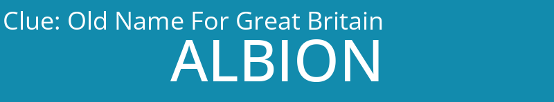 Old Name For Great Britain