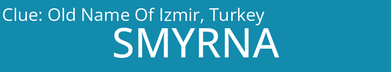 Old Name Of Izmir, Turkey