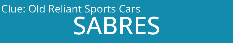 Old Reliant Sports Cars