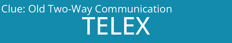 Old Two-Way Communication