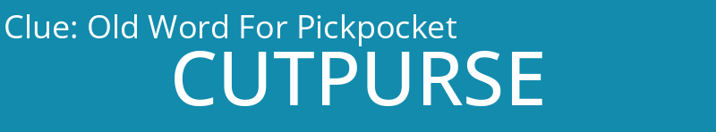 Old Word For Pickpocket