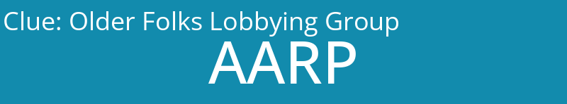 Older Folks Lobbying Group