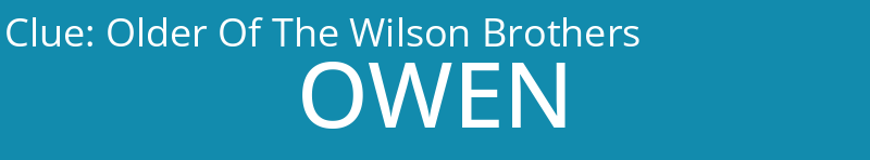 Older Of The Wilson Brothers