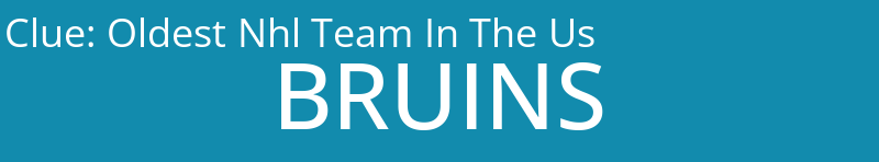 Oldest Nhl Team In The Us