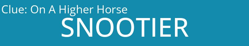 On A Higher Horse