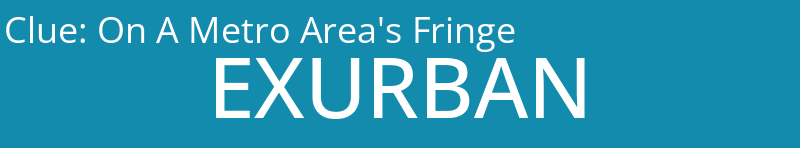 On A Metro Area's Fringe